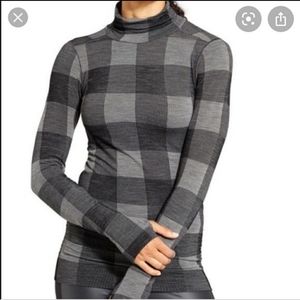 Athleta Remarkawool Buffalo Plaid Top, S